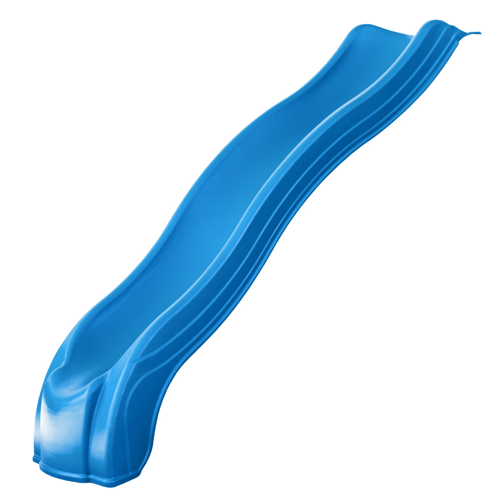 Swing-N-Slide 4 Foot Apex Wave Slide with Lifetime Warranty， Blue