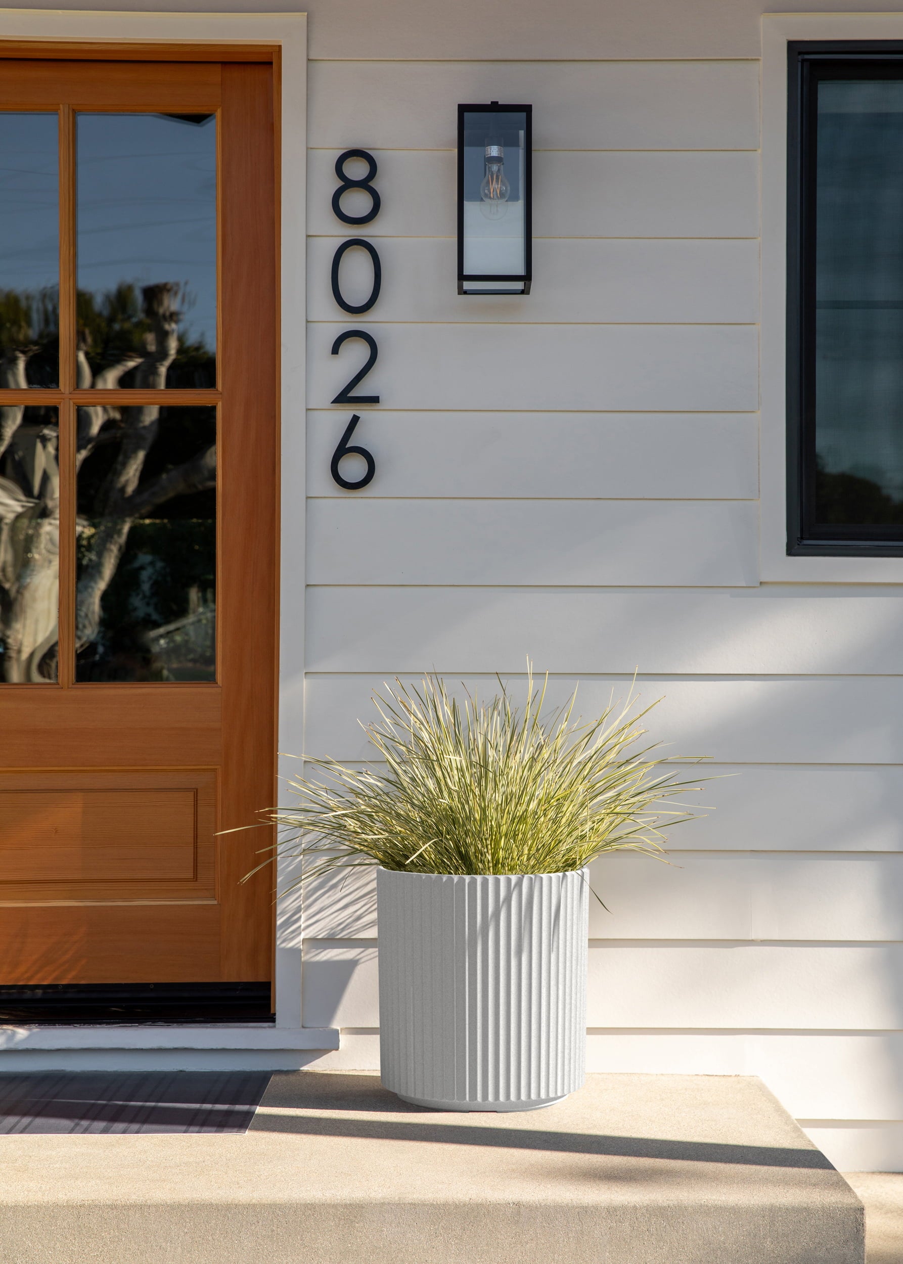 Veradek Mason Series Demi 16" Planter - 2 Pack White