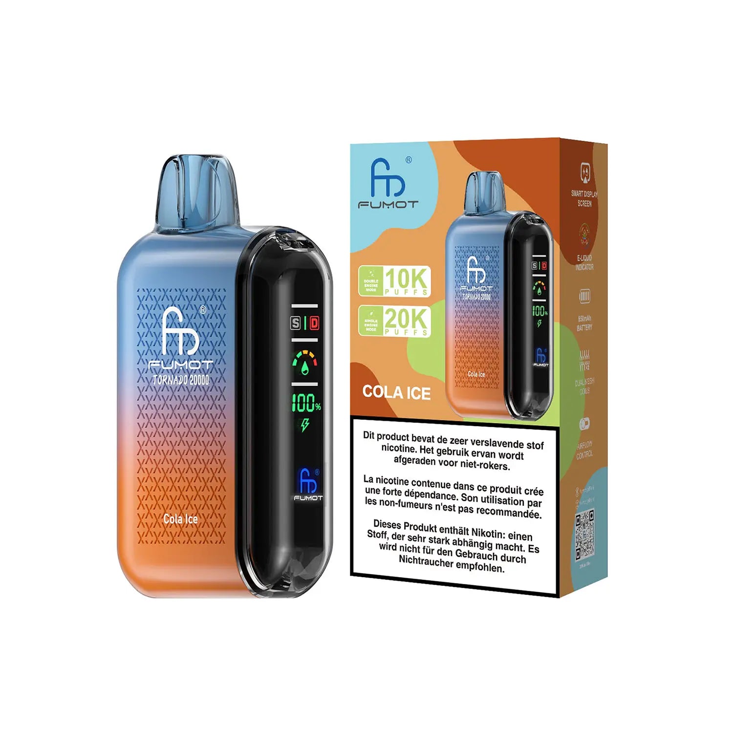 Fumot Tornado Vape 20000 - Cola Ice