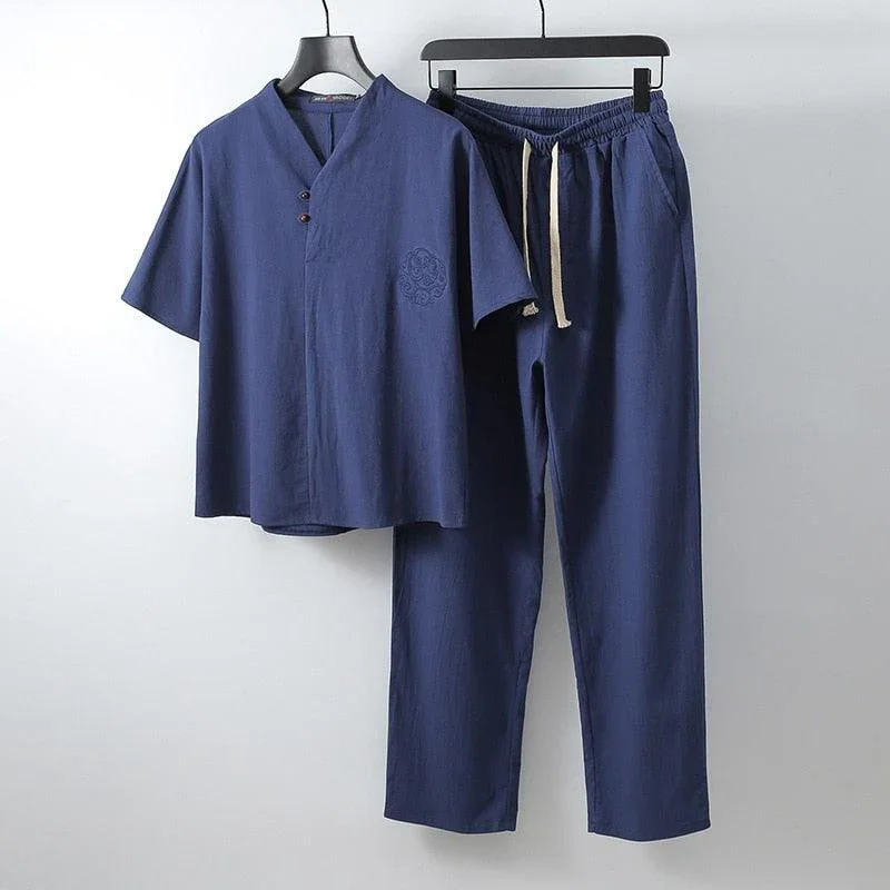 Conjunto Plus Size de Algodão e Linho - Life Plus / Descubra a Perfeita Combinação de Conforto e Sofisticação!