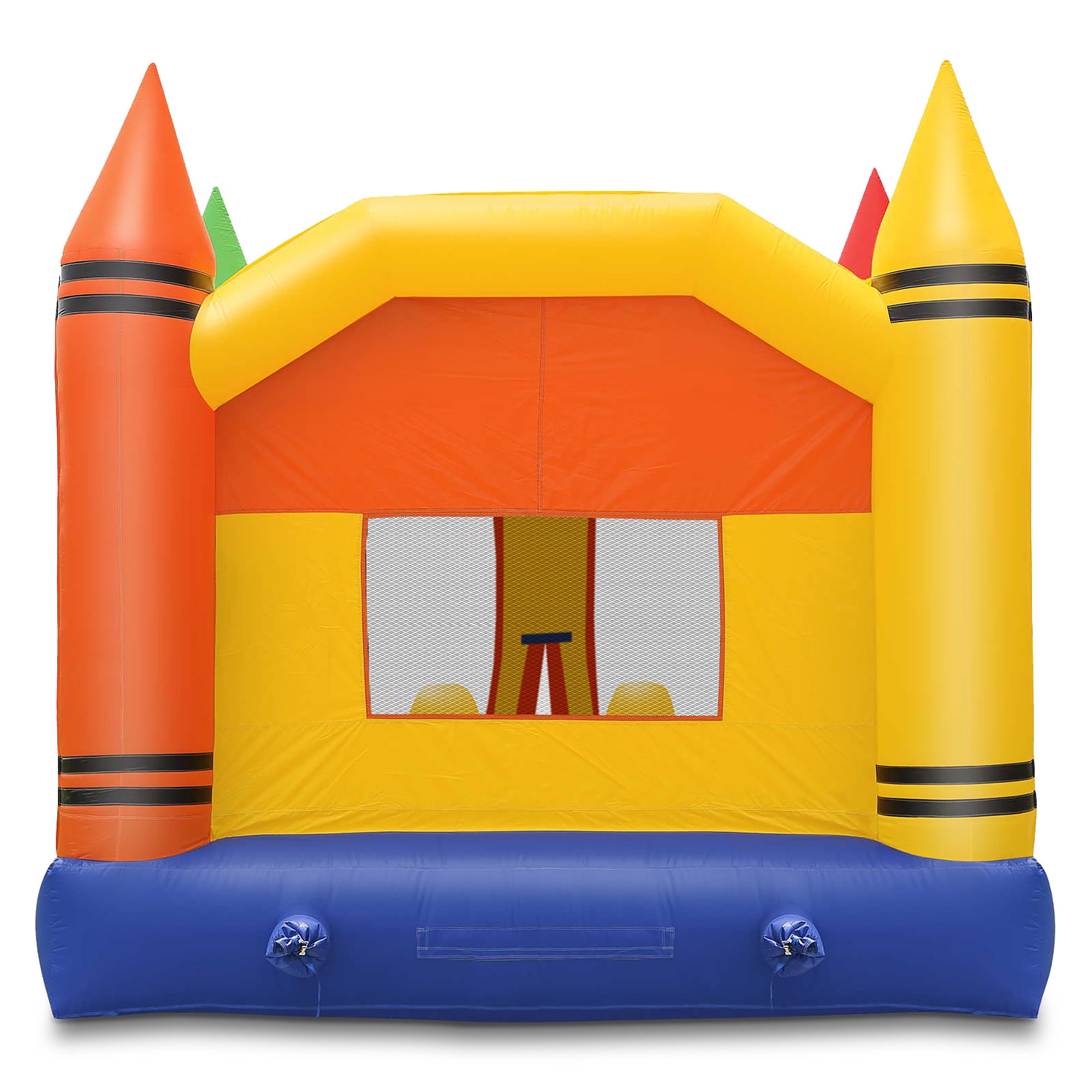 Cloud 9 Crayon Bounce House - Commercial Grade Inflatable Bouncer