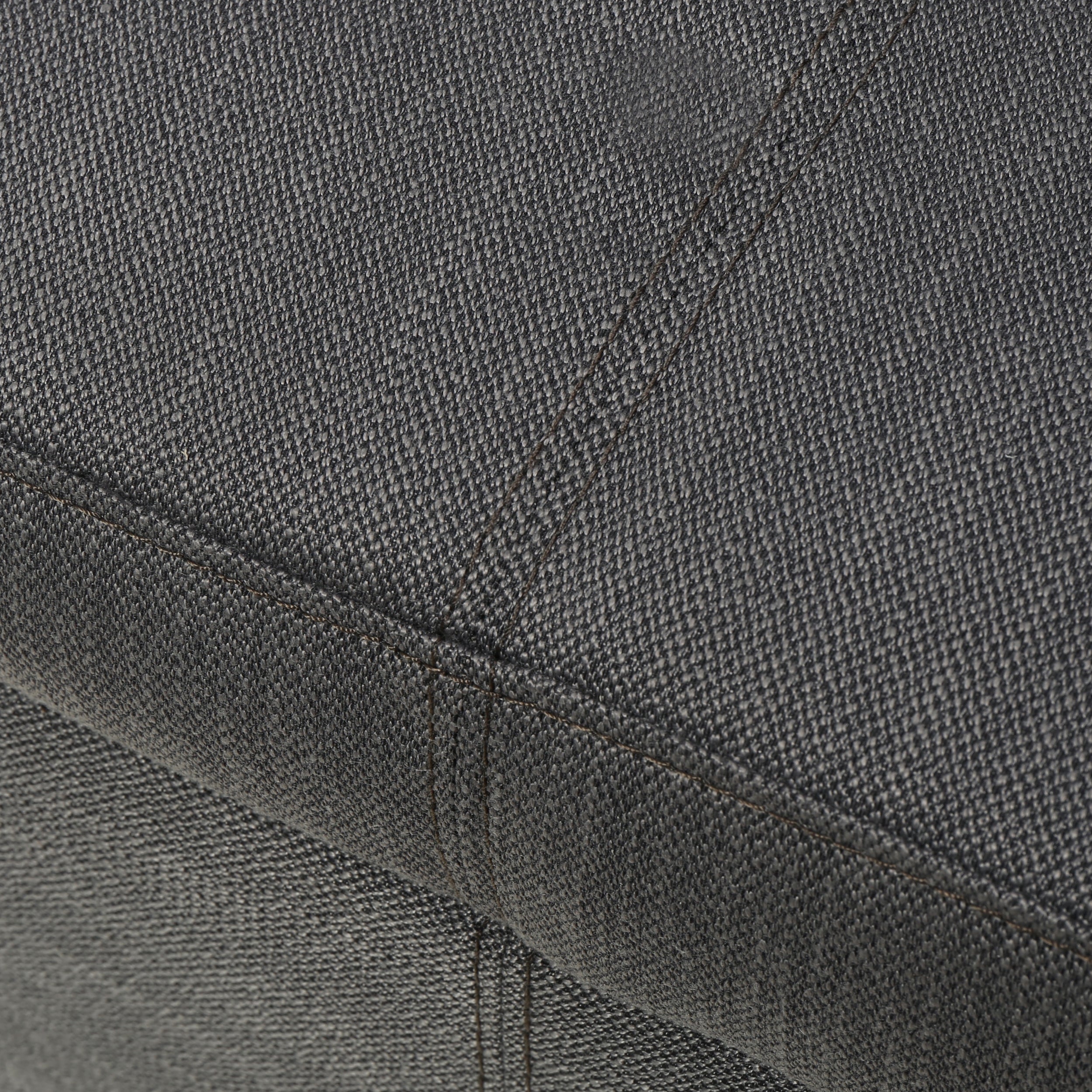 Danbury Contemporary Fabric Upholstered Storage Ottoman Bench with Rolled Arms