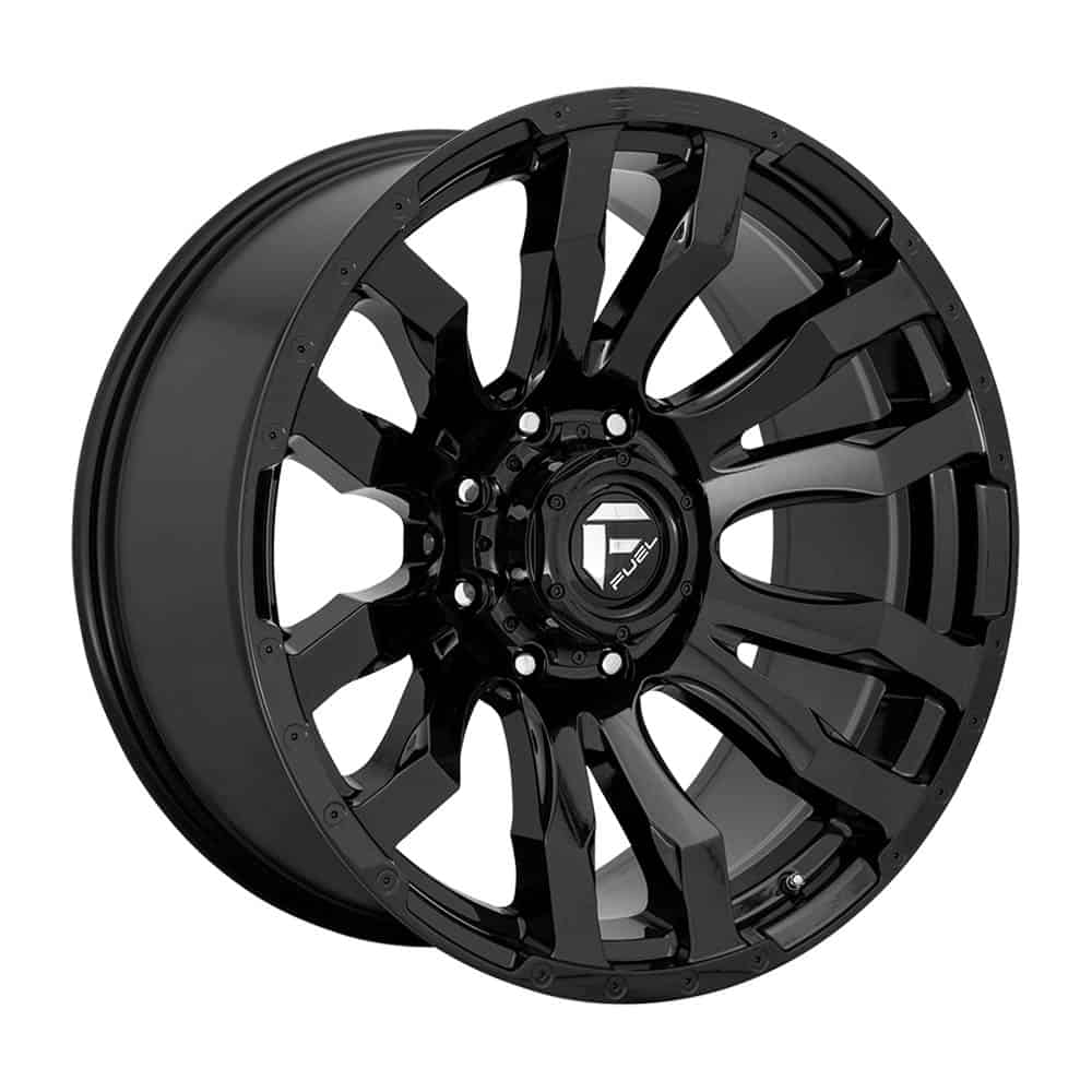 Fuel 1PC D675 BLITZ D675 17X9 5X5.0 GL-BLK -12MM