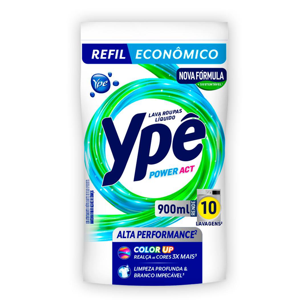 Sabao Liquido Ype Power Act Refil 900ml