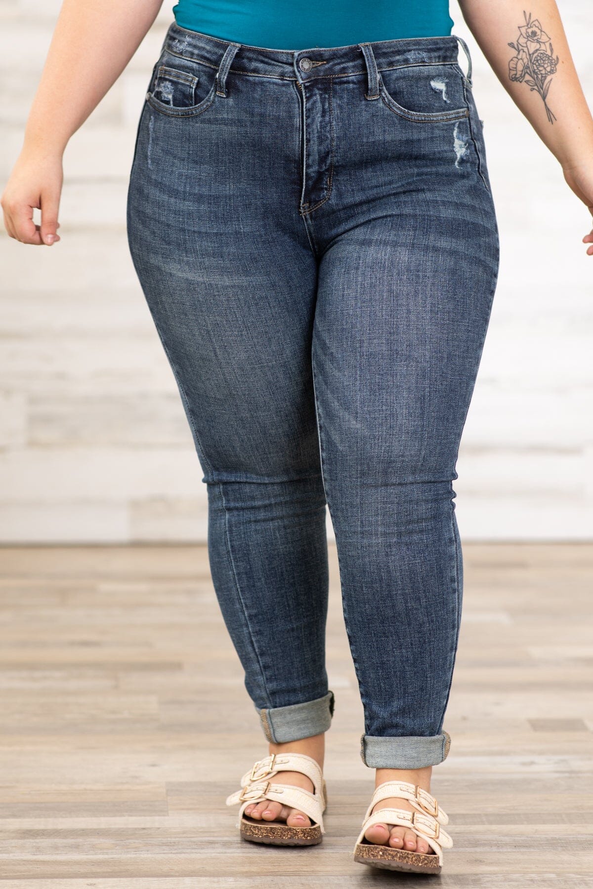 Judy Blue Dark Wash Tummy Control Jeans