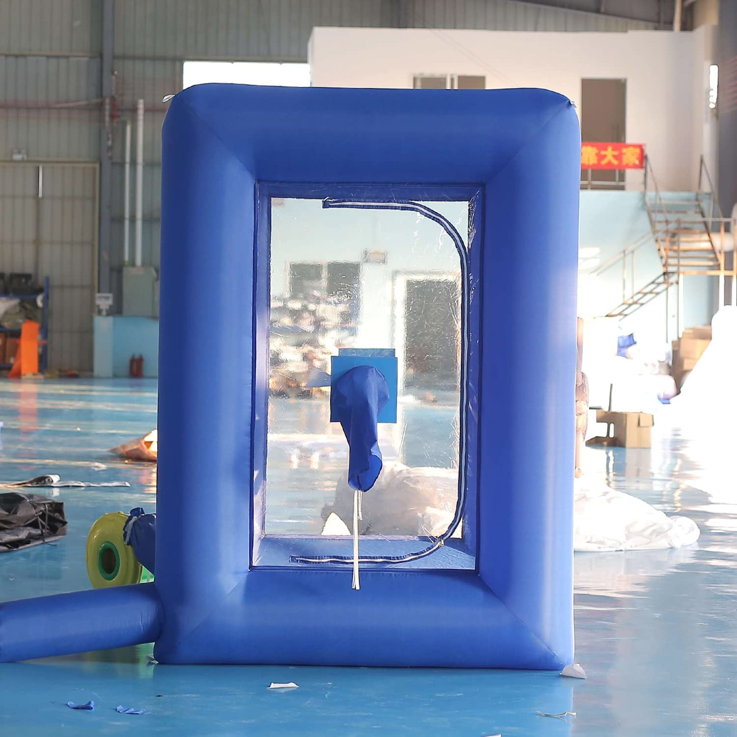 SAYOK Inflatable Cash Cube Booth Inflatable Money Grab Machine for Business Advertising Event Promotion(NO BLOWERS Include)