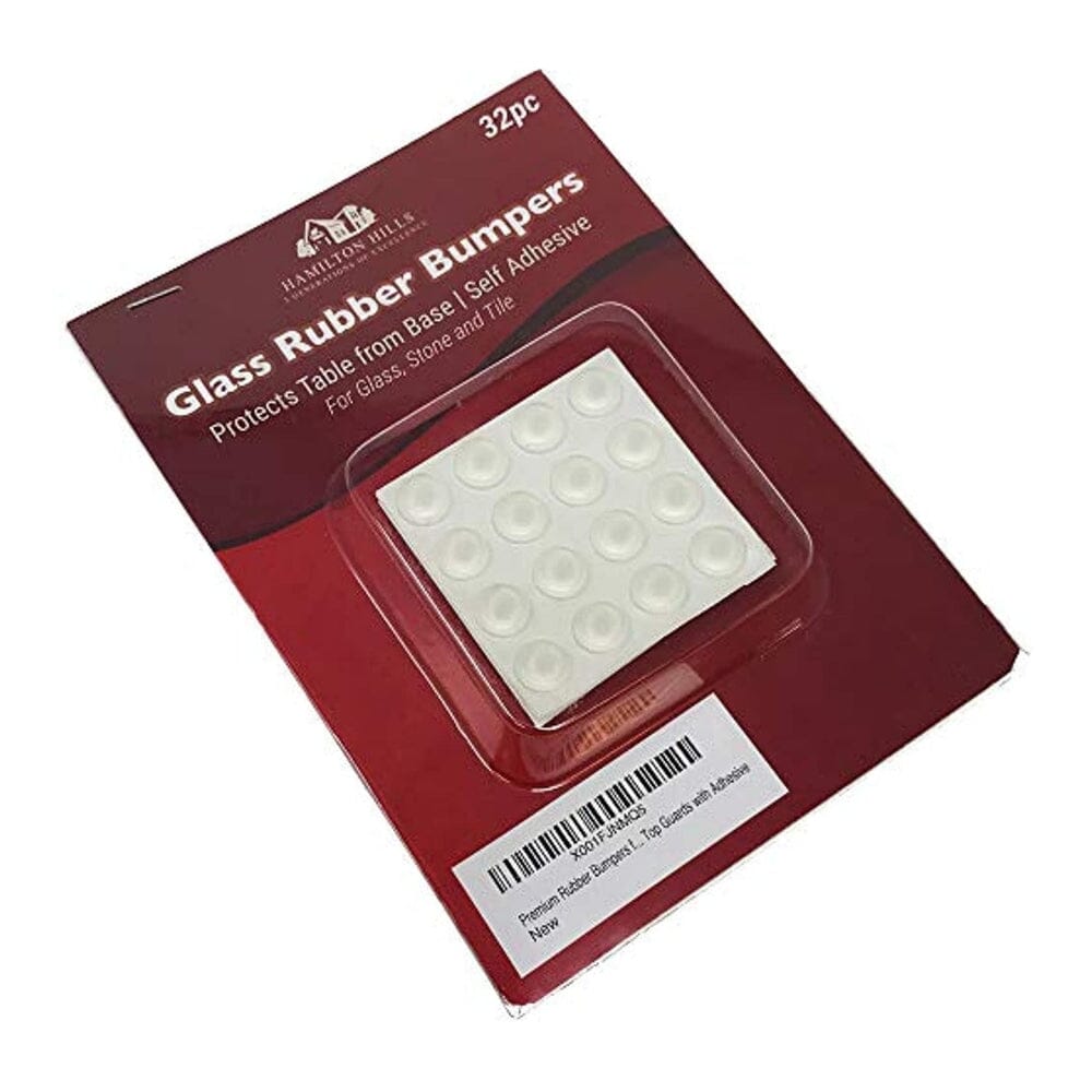 Premium Rubber Bumpers for Glass Stone Tile & Drawers