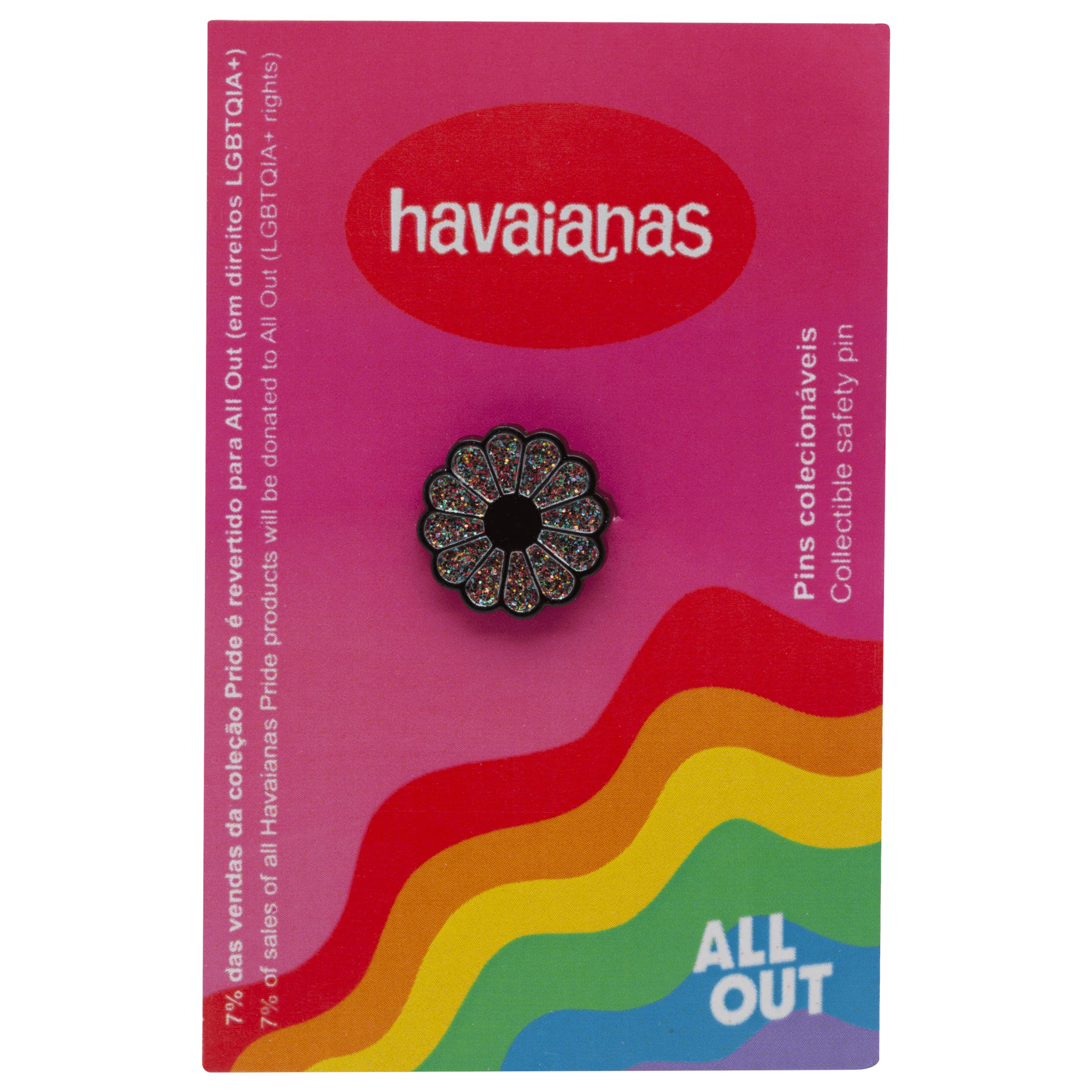 Top Pin Havaianas Pride
