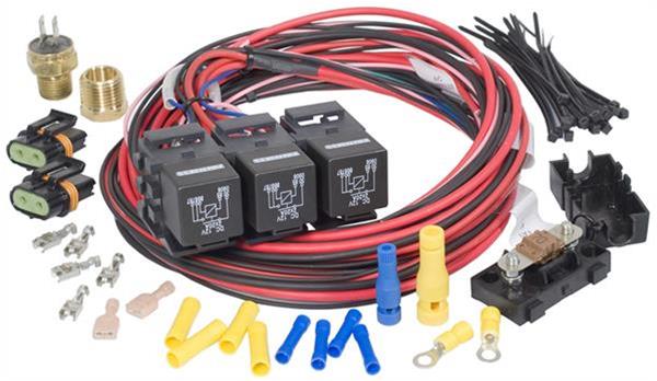 Painless Performance 30116 Painless Performance Dual Activation Electric Fan Relay Kits