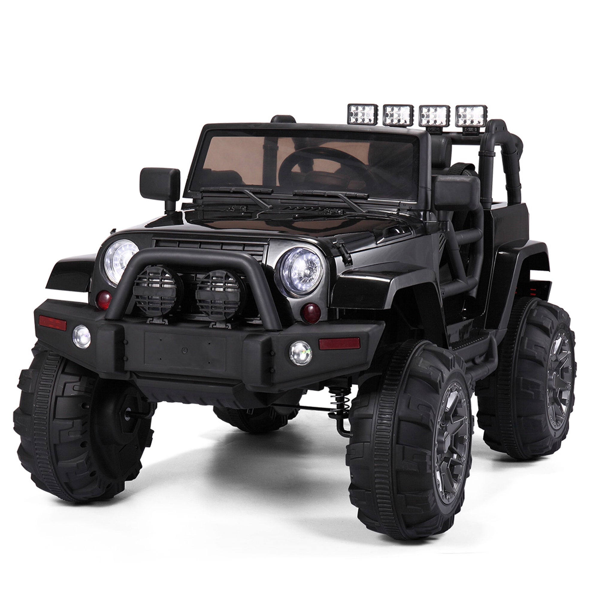 TOBBI 12V Kids Electric Battery Powered 3 Speed Jeep Ride On Toy w/ Remote