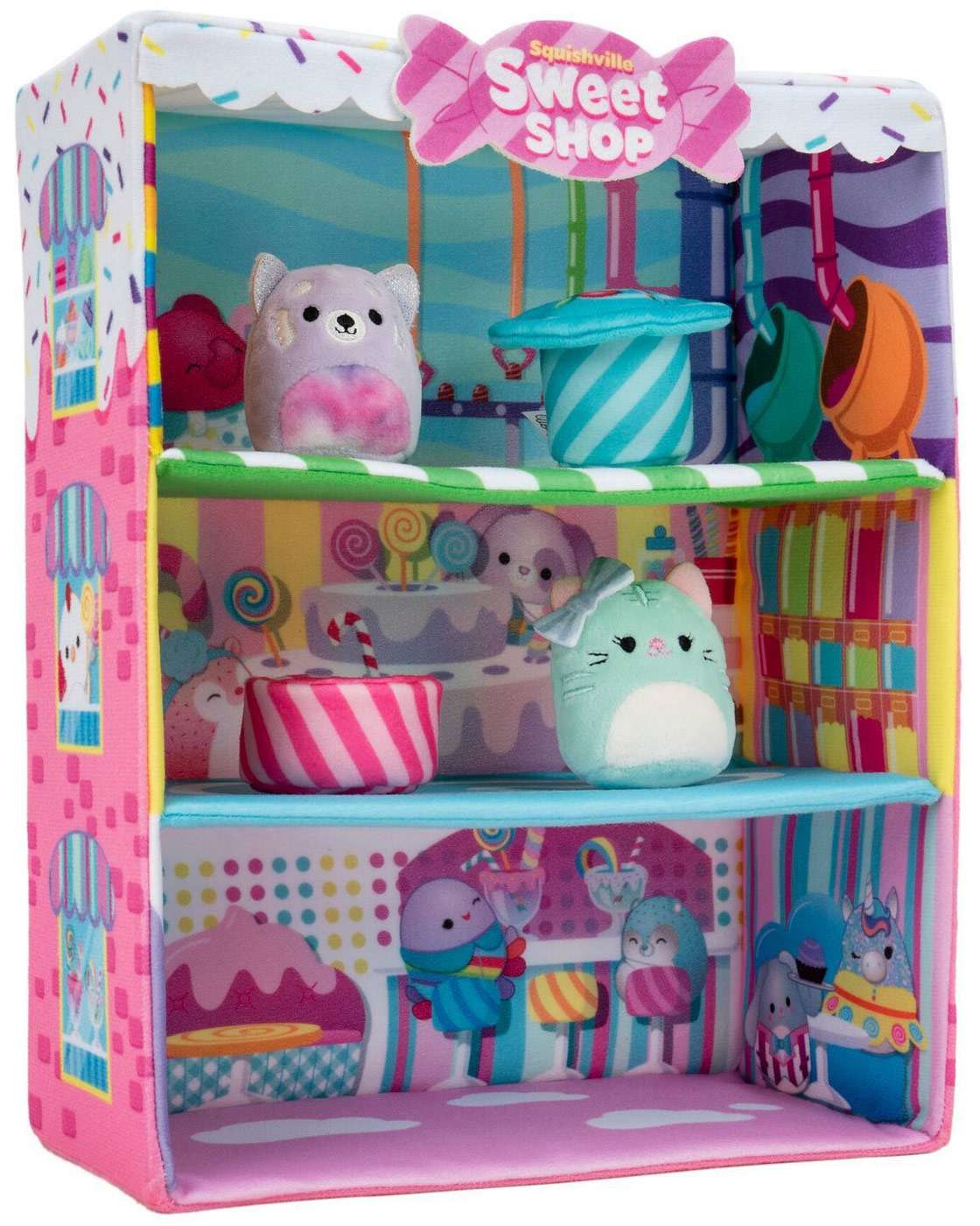 Squishmallows Squishville! Sweet Shop Mini Plush Playset