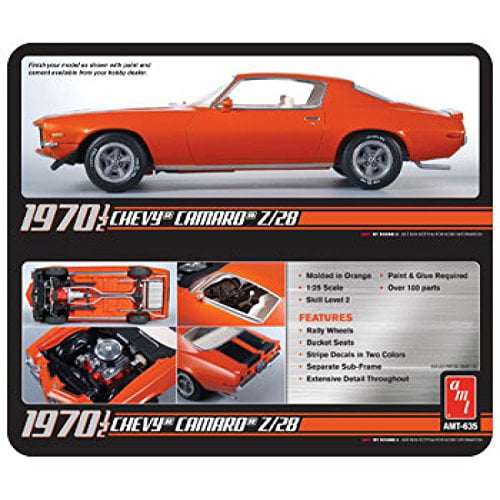 AMT635 1/25 Camaro Z28 1970 1/2 Multi-Colored