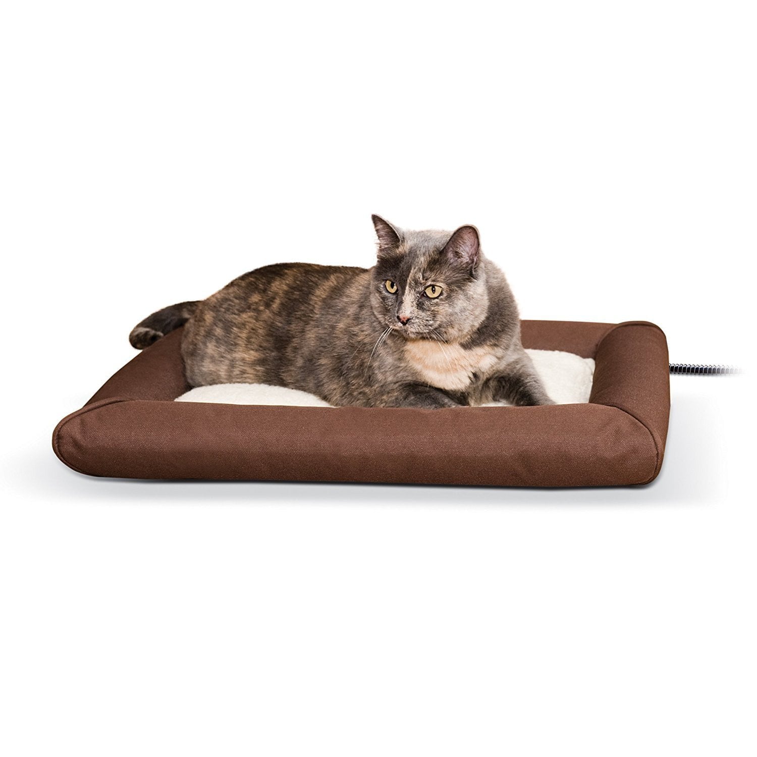 KandH Heated Pet Cat Bed， Small