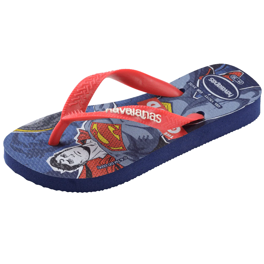 Chinelo Havaianas Infantil Top Heróis DC Super-Homem