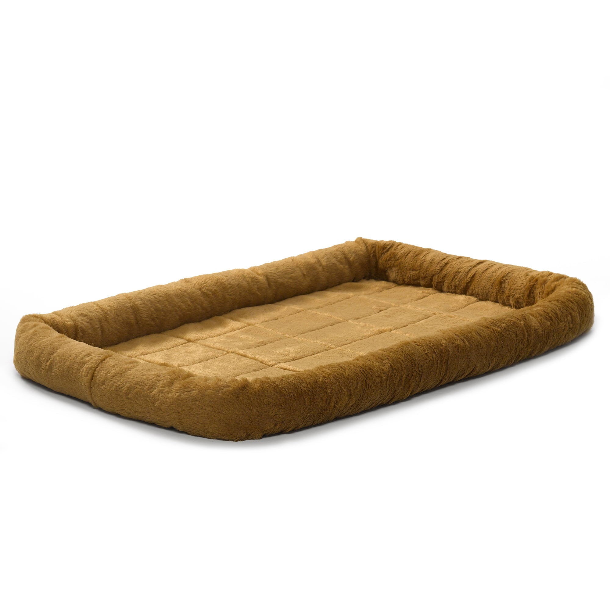MidWest QuietTime Pet Bed and Dog Crate Mat， Cinnamon 36