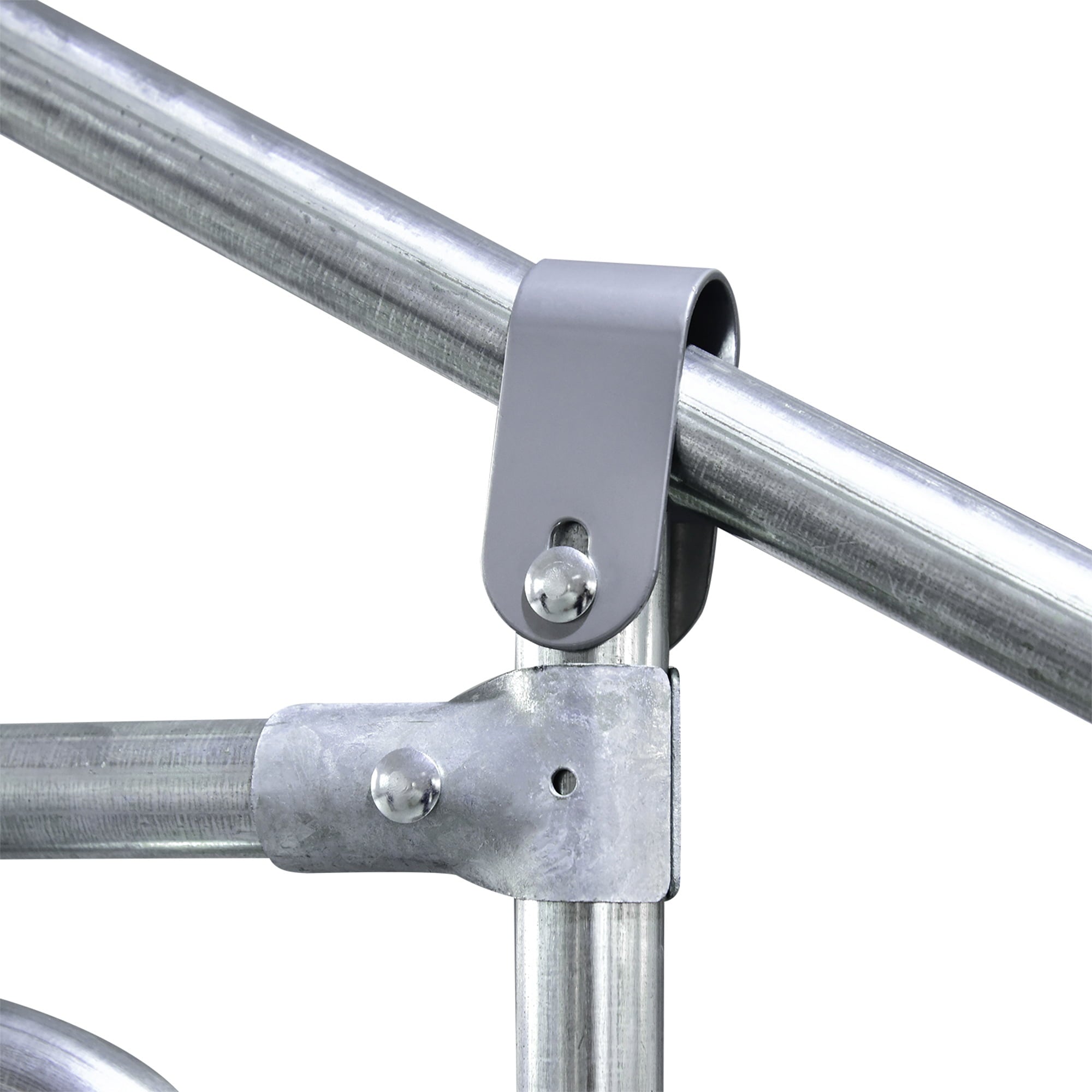 PawHut Large Metal Chicken Coop， Walk-in Poultry Cage Galvanized Hen Playpen House with Cover and Lockable Door for Outdoor， Backyard Farm， 10' x 6.5' x 6.5'， Silver