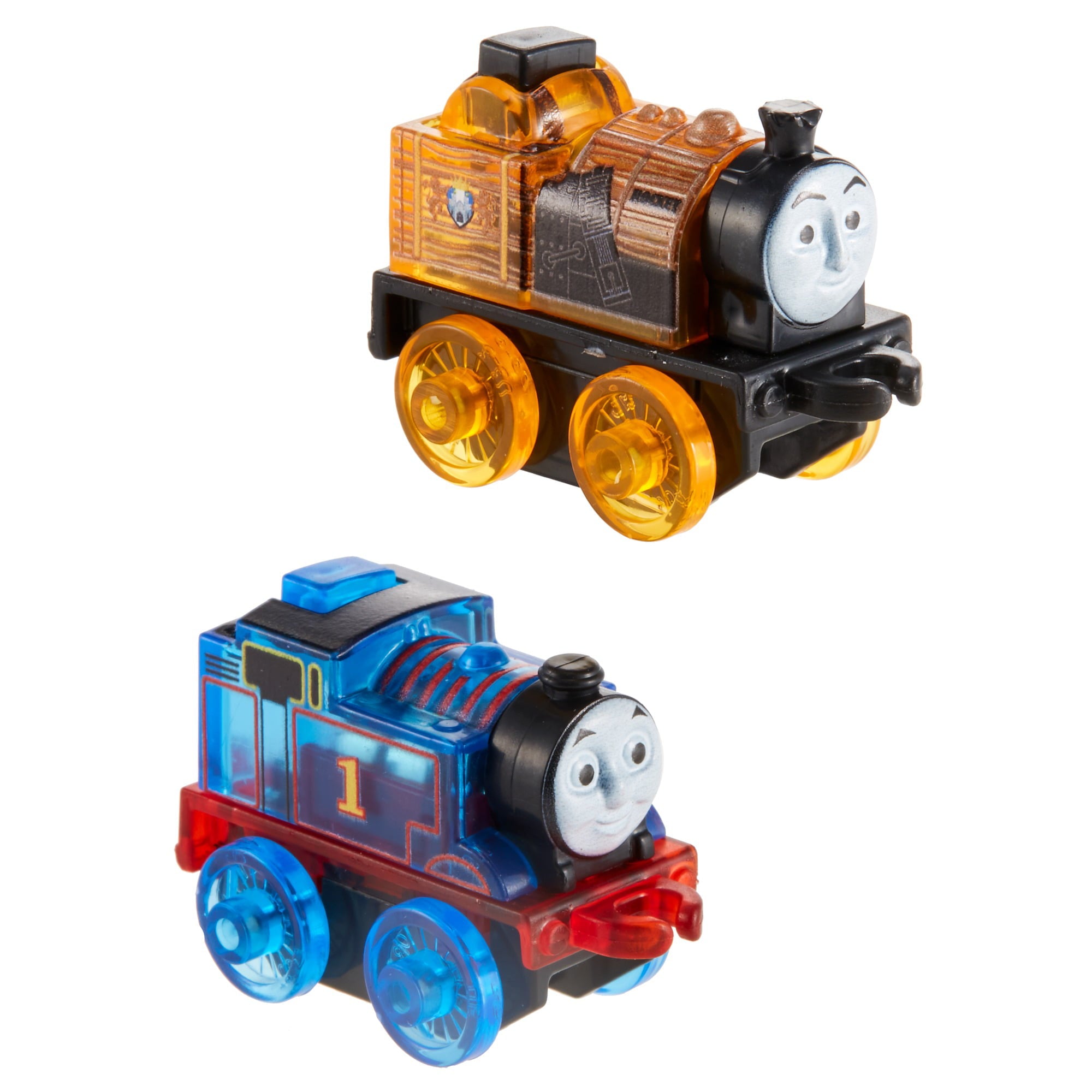Thomas and Friends MINIS Light-Ups Thomas and Stephen Engines Train Vehicle Playset (2 Pieces)