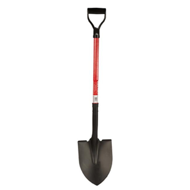 Workforce Round-Point Shovel D-Grip Handle, 28 in.