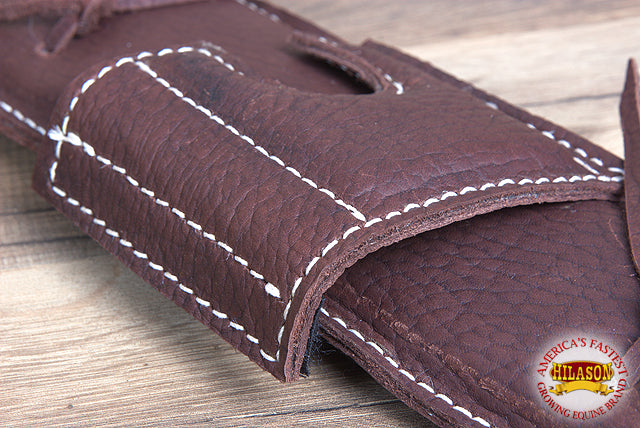 66HS 14 X 4.5 Hilason Top Leather Super Pro Rodeo Equipment Bull Rope Pad