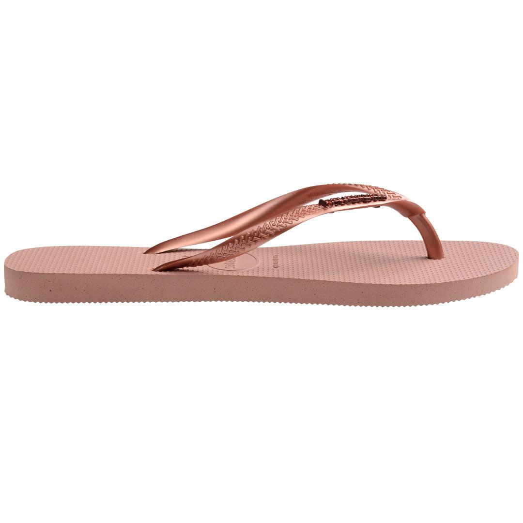 Chinelo Havaianas Slim Logo Metallic
