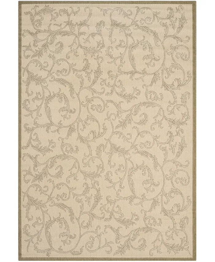 Safavieh Courtyard Natural and Olive 2'3