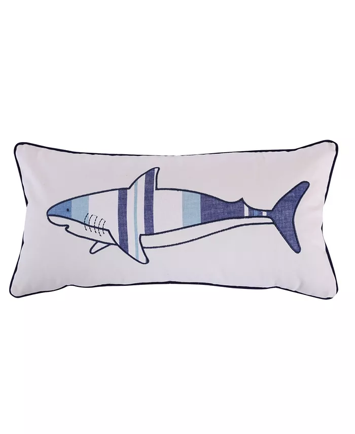 Levtex Sammy Shark Printed Decorative Pillow， 12