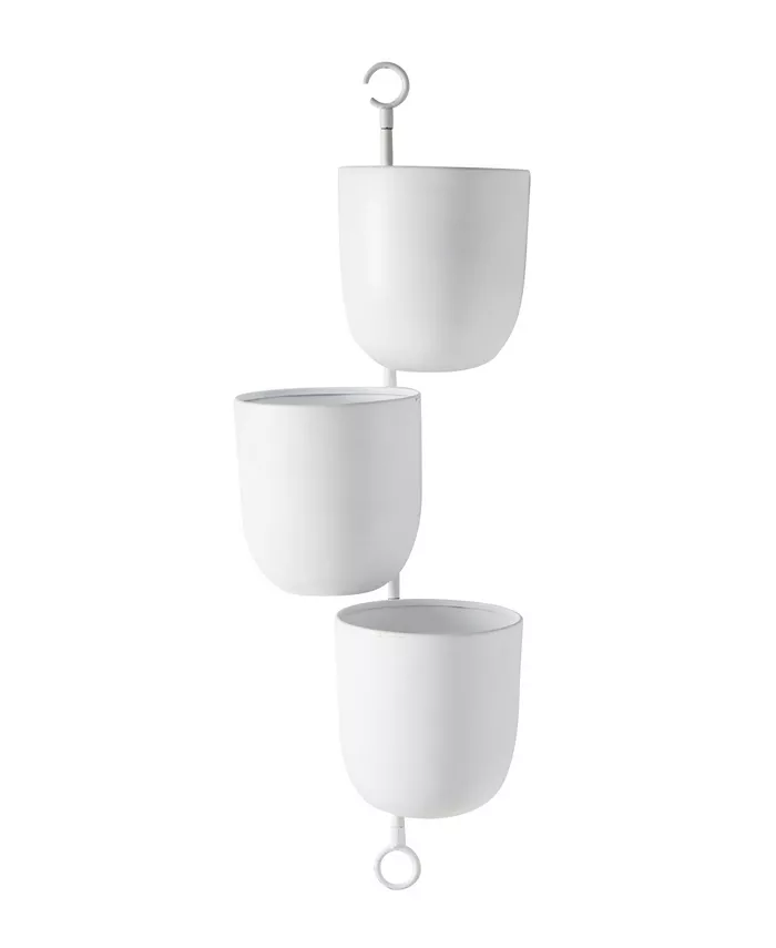 Novogratz Collection Contemporary Metal Hanging Wall Planter Rack