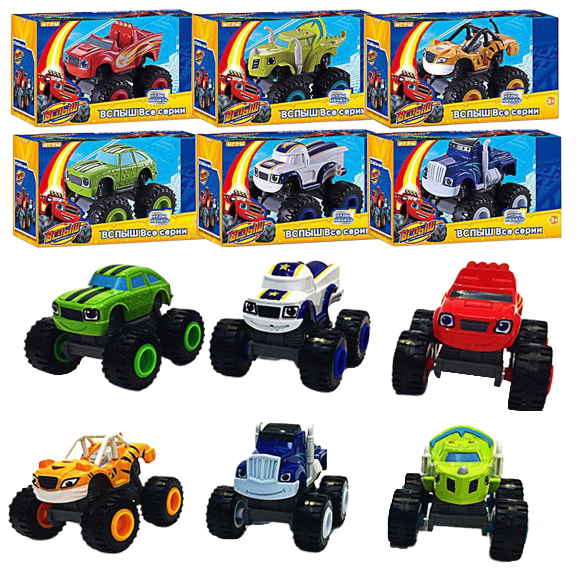 2-12 Years Kids Toy Car Monster Machines Super Stunts Blaze Truck Car Child Birthday Or New Year Gift