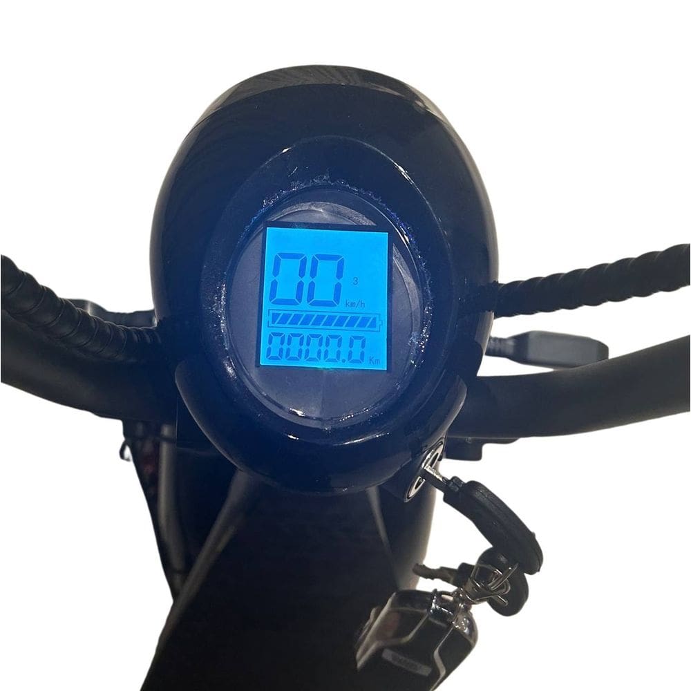 Bicicleta Elétrica Austin 1000w Sem Cnh Moto Scooter - Cor: Preto