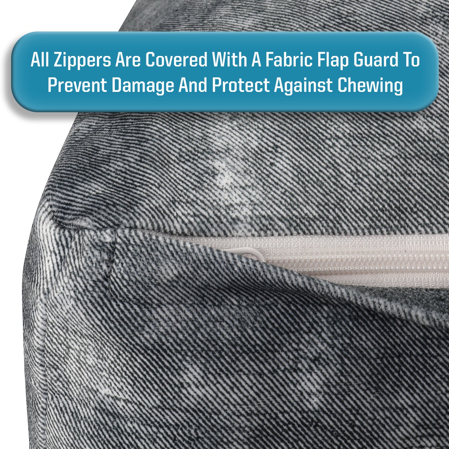 Canine Creations Arlee Pillow Rectangle Pet Dog Bed - Orthopedic Therapeutic - Chew Resistant - Assembled USA - Medium/Large/Extra Large (choose your color)