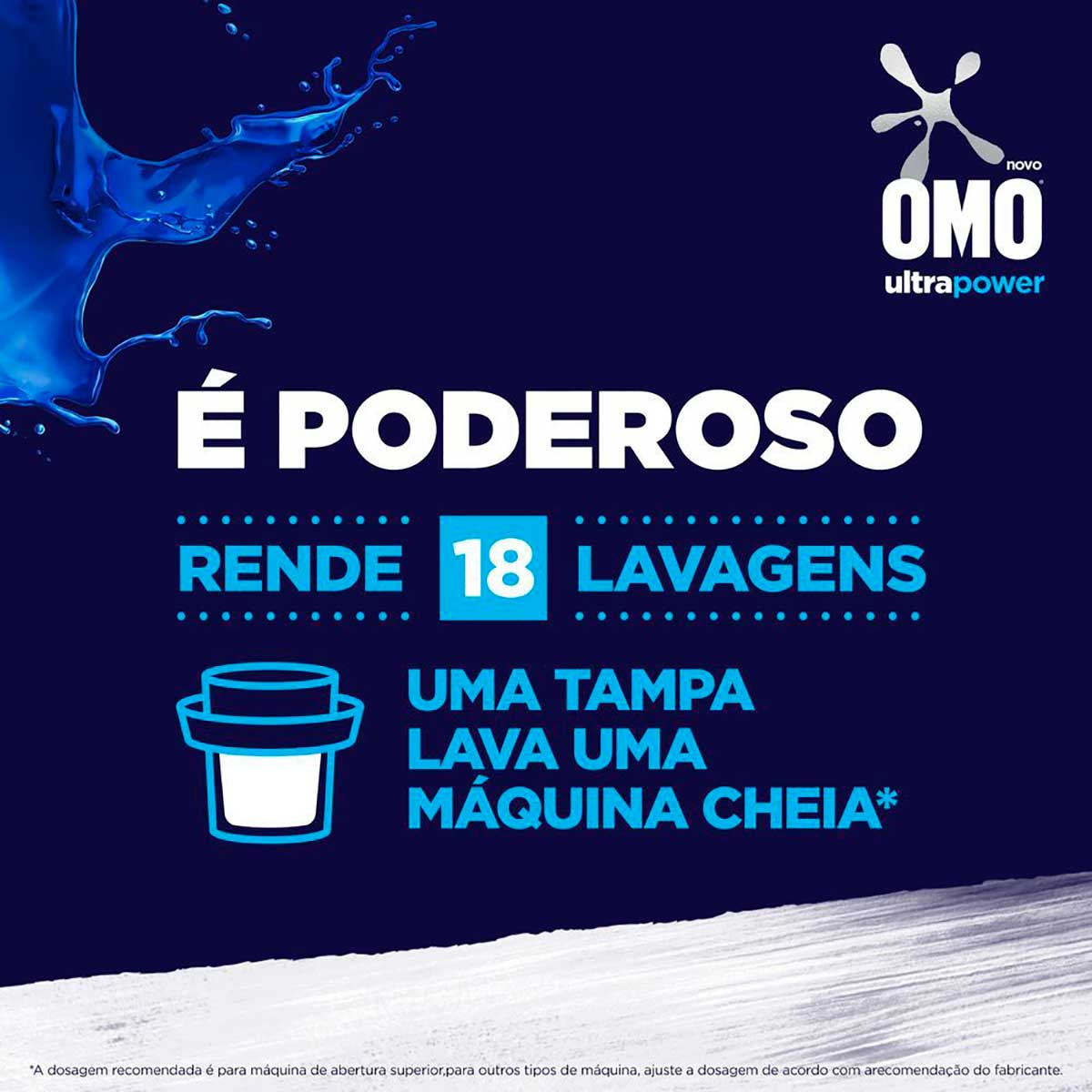 Sabao Liquido Omo Ultra Power 1,8L
