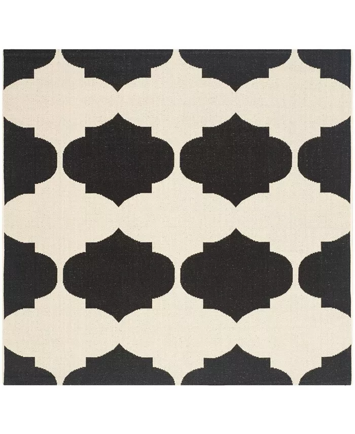 Safavieh Courtyard Beige and Black 5'3