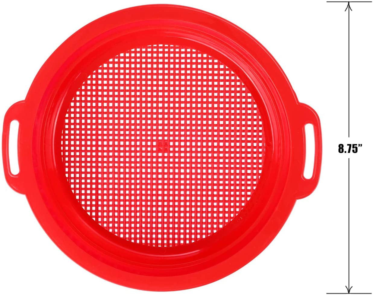 4pcs Beach Sand Sifter Sieves Sets, Large Sand Sieves Set, for Beach Play