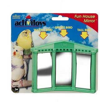 Insight Bird Toy Fun House Mirror Multi-Colored