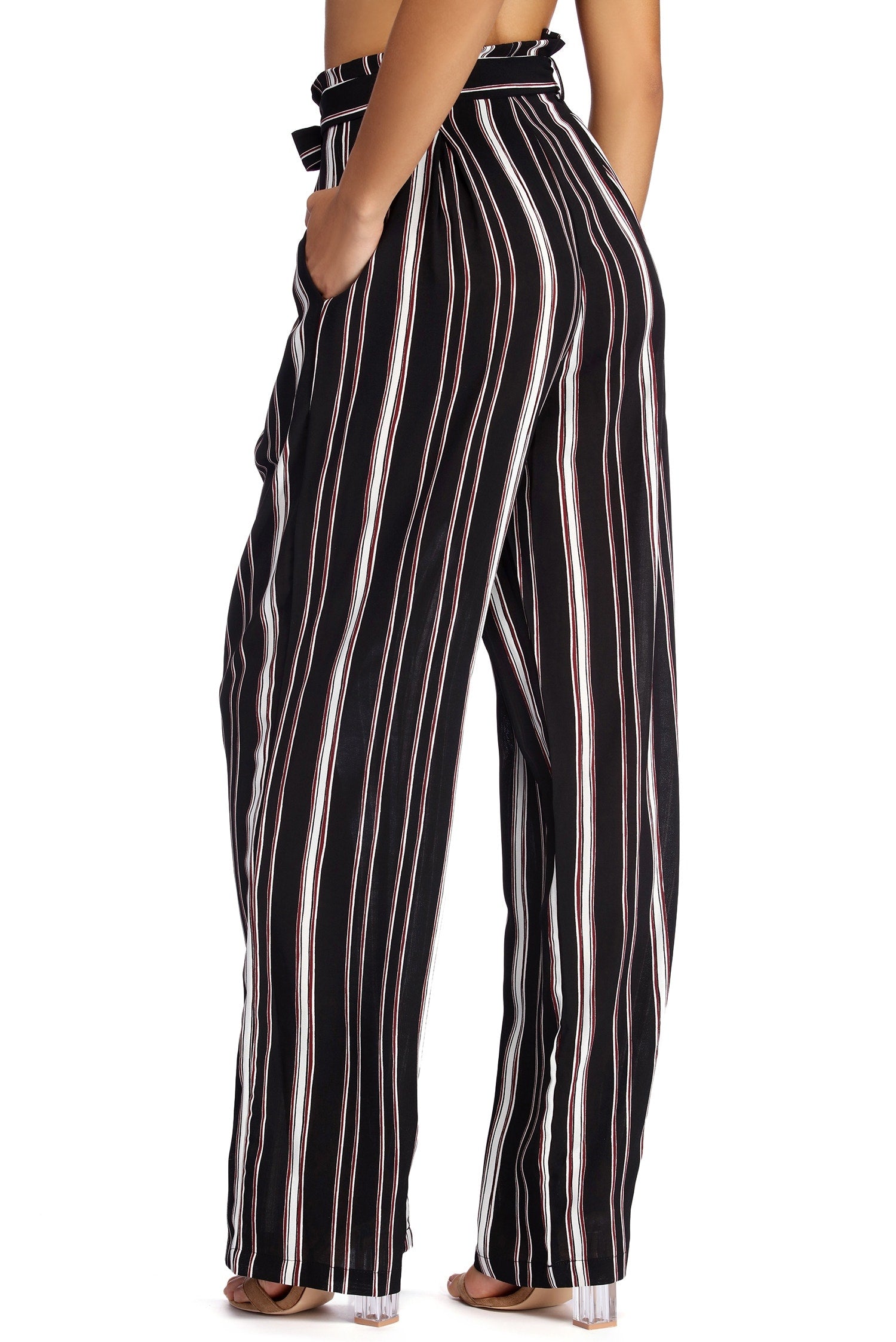 Set In Stripes Straight Leg Pants