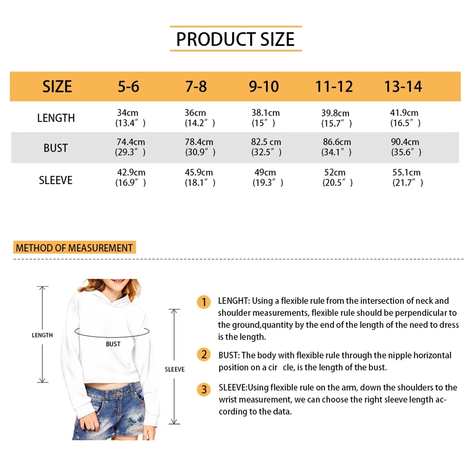 FKELYI Leopard Print Crop Tops Hoodies Size 5-6 Years Durable Party Hooded Sweater for Girls Lightweight Daily Life Long Sleeve Pullover Trendy