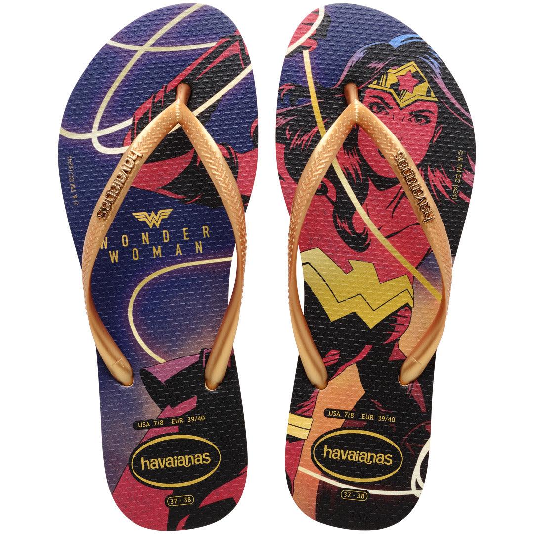 Chinelo Havaianas Slim Wonder Woman
