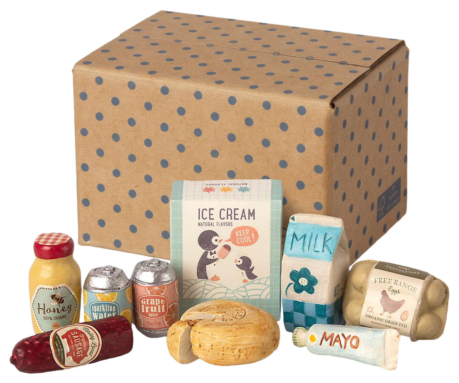 Miniature Grocery Box
