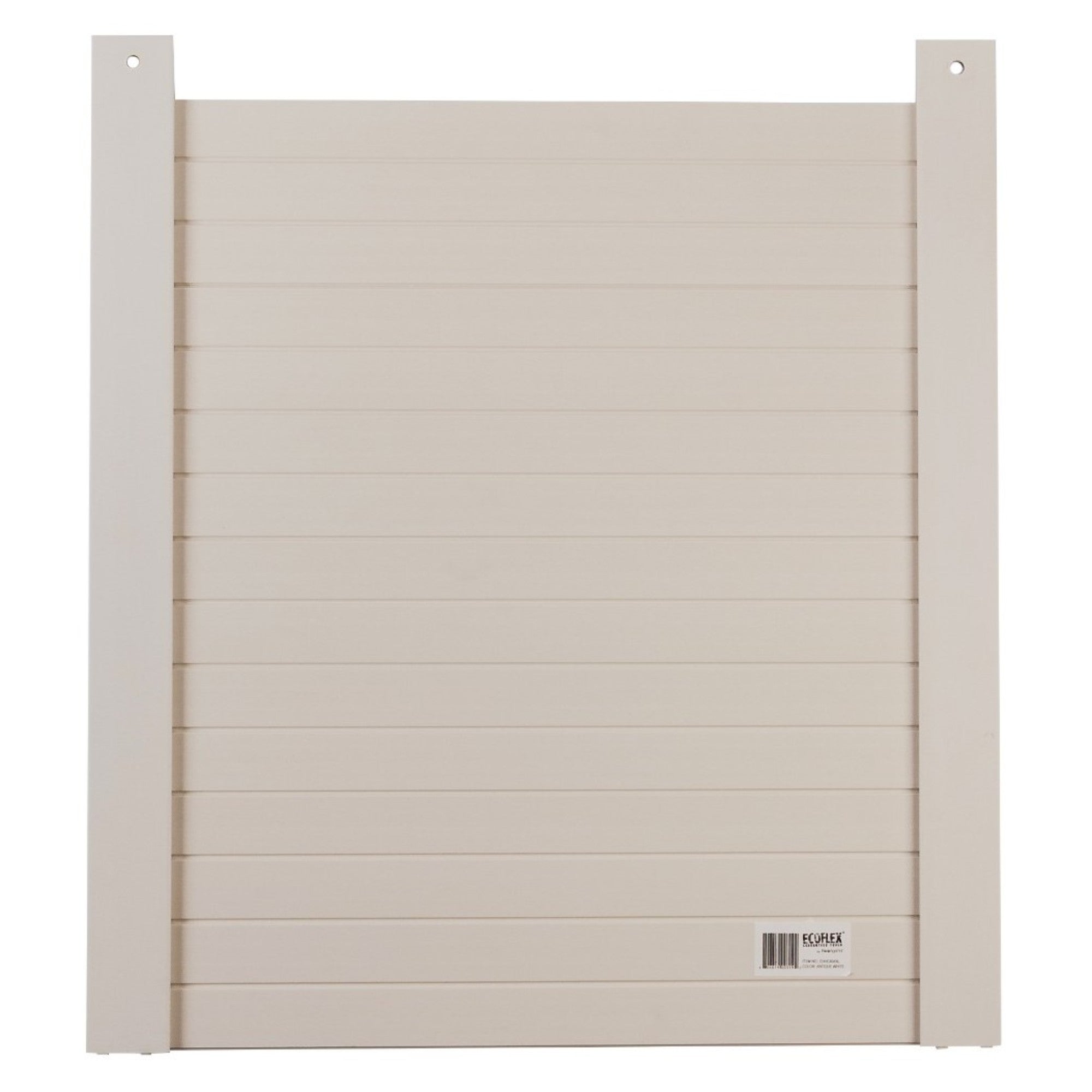 ECOFLEX Dog Crate End Table - Antique White Large