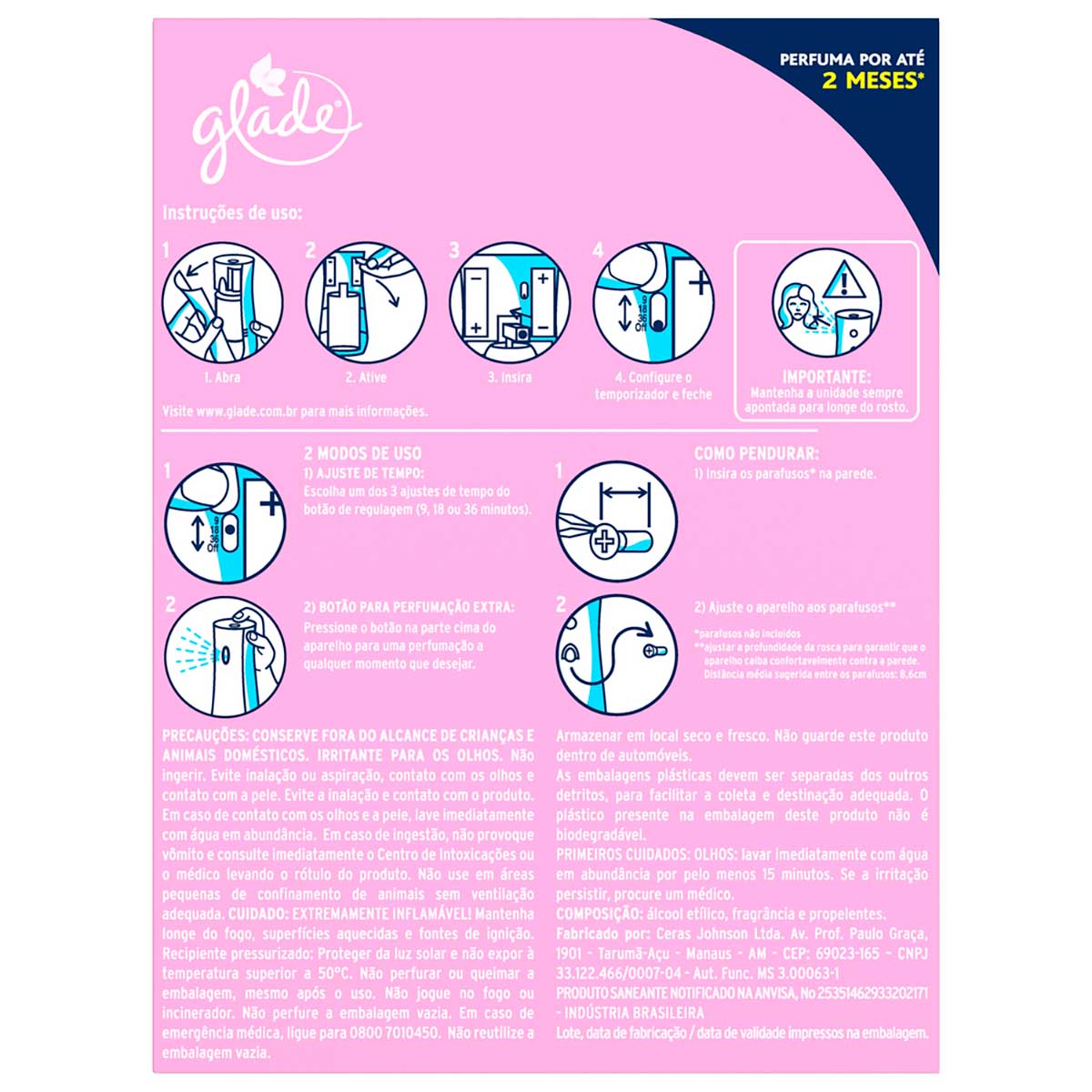 Desodorizador Glade Automatic Spray Aparelho + Refil Lembrancas de Infancia 260ml