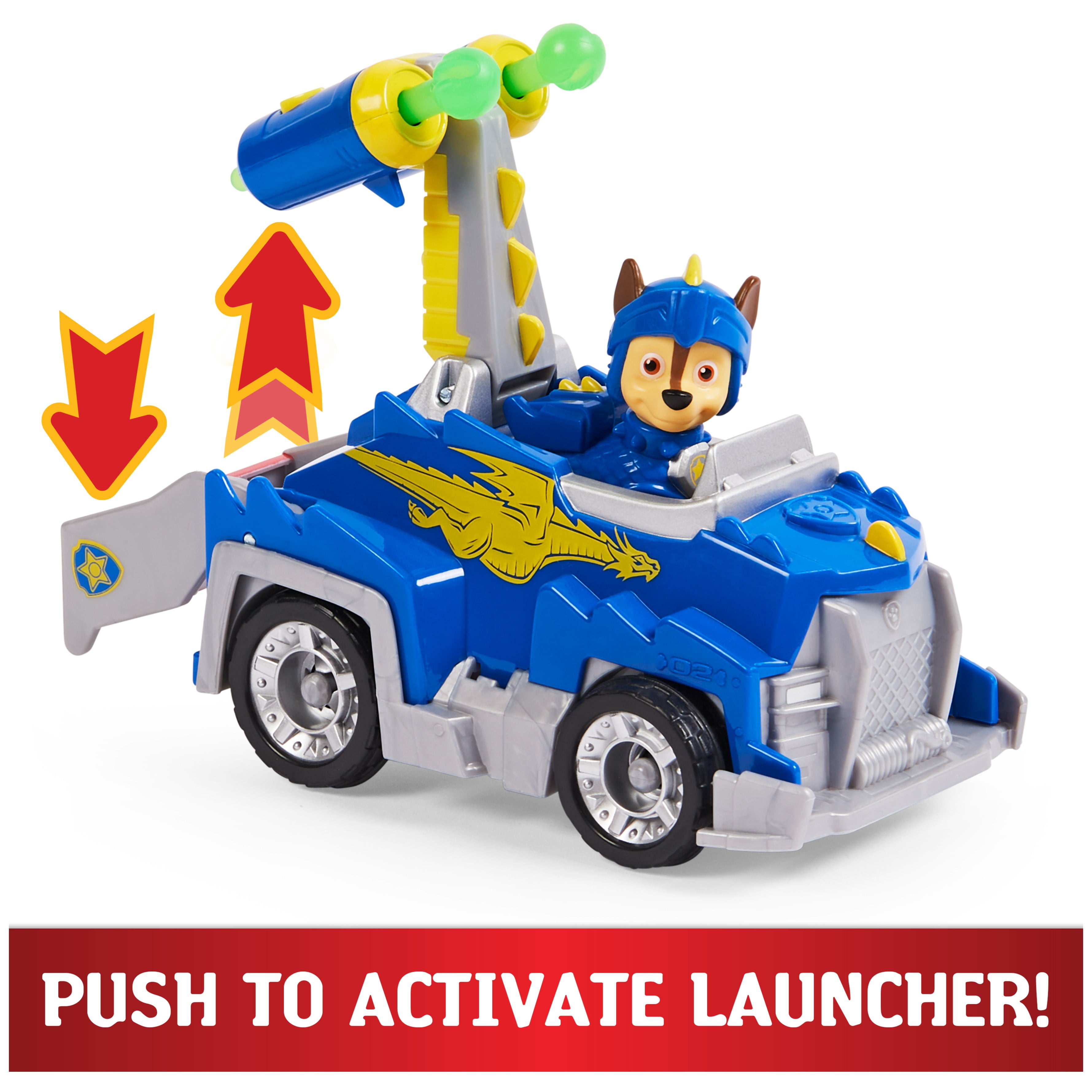 PAW Patrol: Rescue Knights - Transforming Car with Chase Action Figure