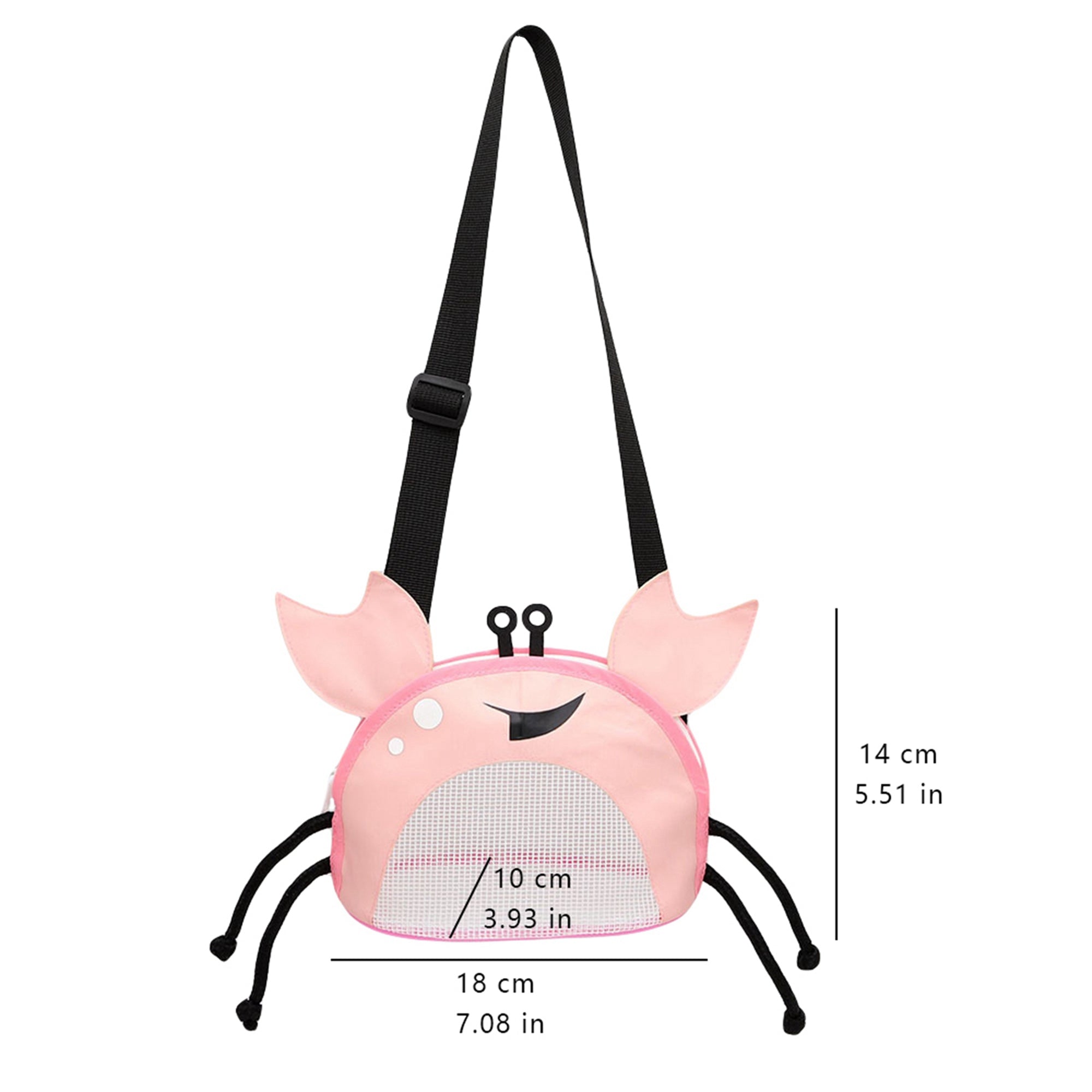 Luckinbaby Mesh Beach Bags, Beach Toy Bags for Kids Girls Boys Sand Away Summer Vacation Sand Treasure Bags