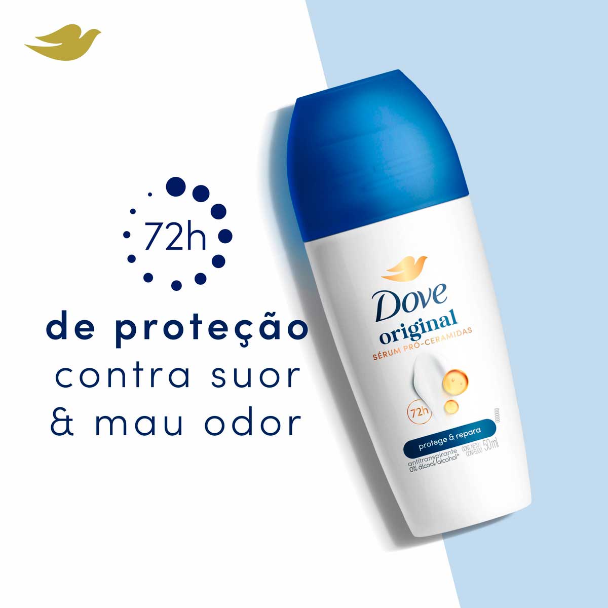 Desodorante Antitranspirante Roll-On Dove Original 50ml