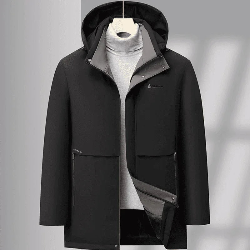 Casaco Alaska Prime™ com Forro Térmico e Design Impermeável / Estilo e Proteção em Dias de Frio Intenso!