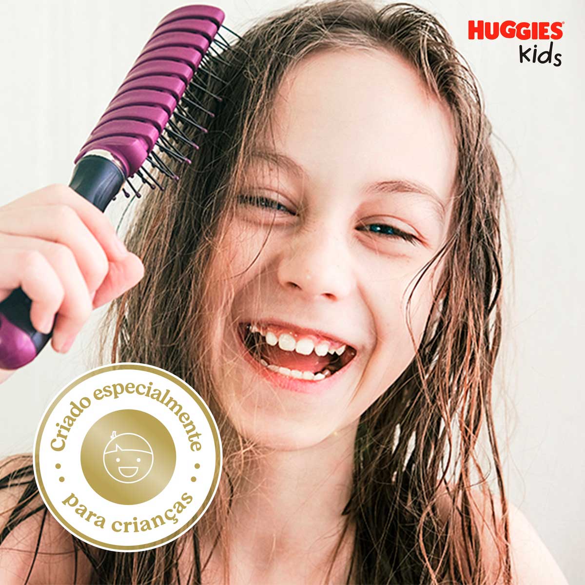 Creme para Pentear Huggies Kids Brilho Magico 360ml