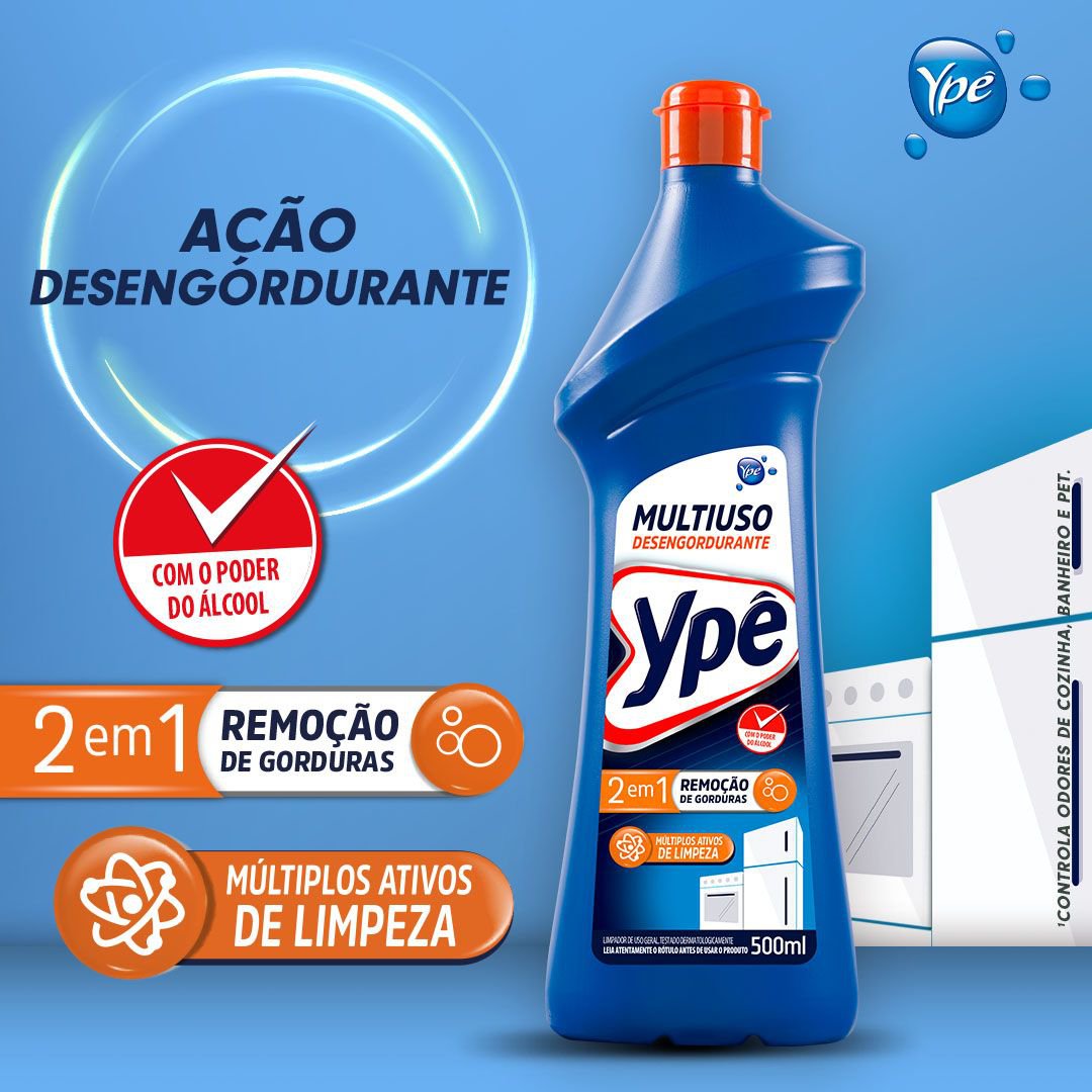 Limpador Multiuso Ype Desengordurante 500ml