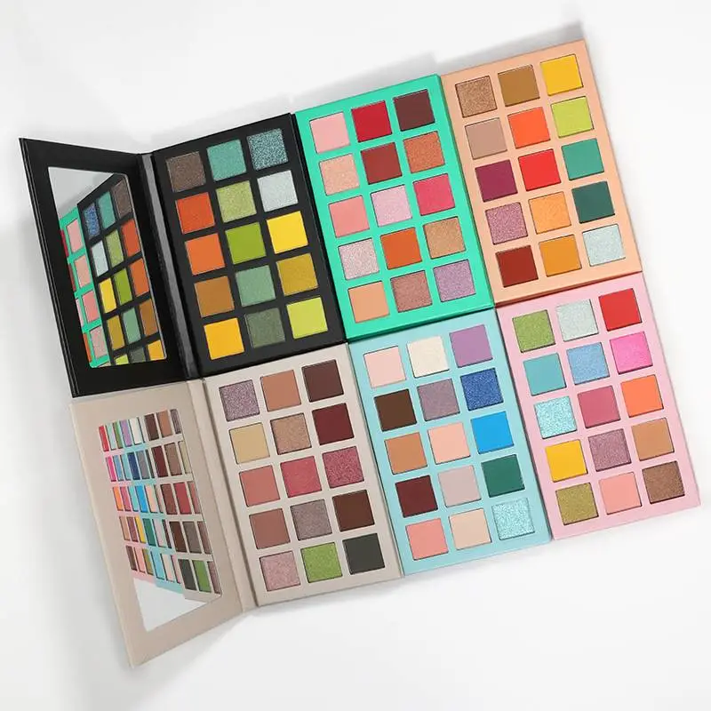 High Pigment Cosmetics Makeup No Logo Eye Makeup Eyeshadow Pallet Private Label 15 Colors Eyeshadow Palette