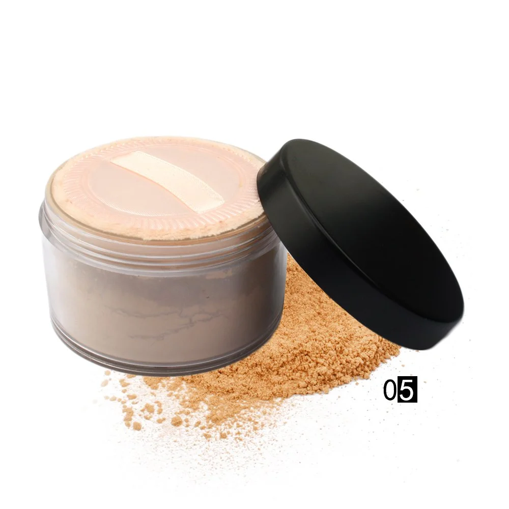 6 shades Matte Finishing Makeup Translucent Loose Setting Powder