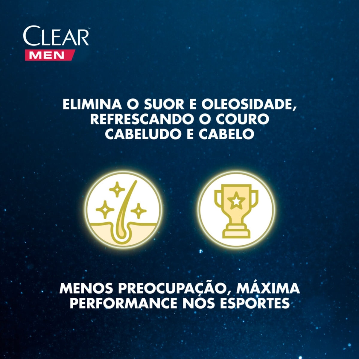 Shampoo Anticaspa Clear Sports Men Limpeza Profunda 400ml