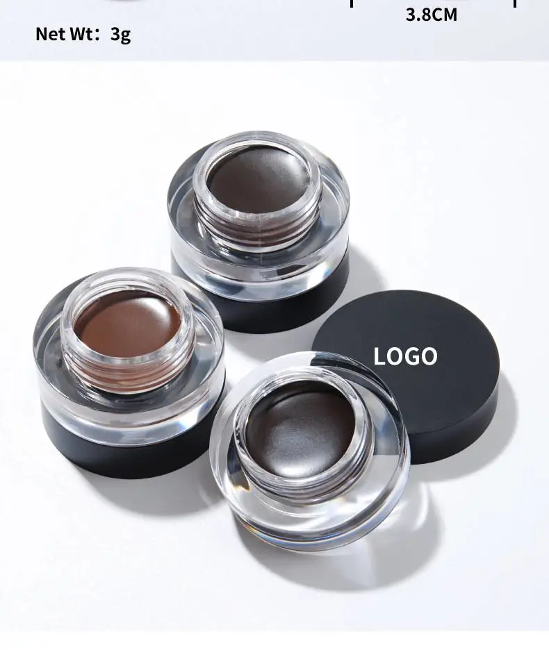 Custom Private Label Vegan makeup Waterproof Long Lasting Eyebrow Pomade Gel